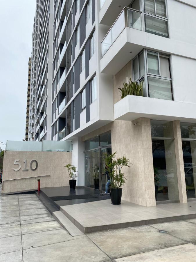 Hermoso Apartamento Con Piscina Miraflores- Canvas Lima Eksteriør bilde