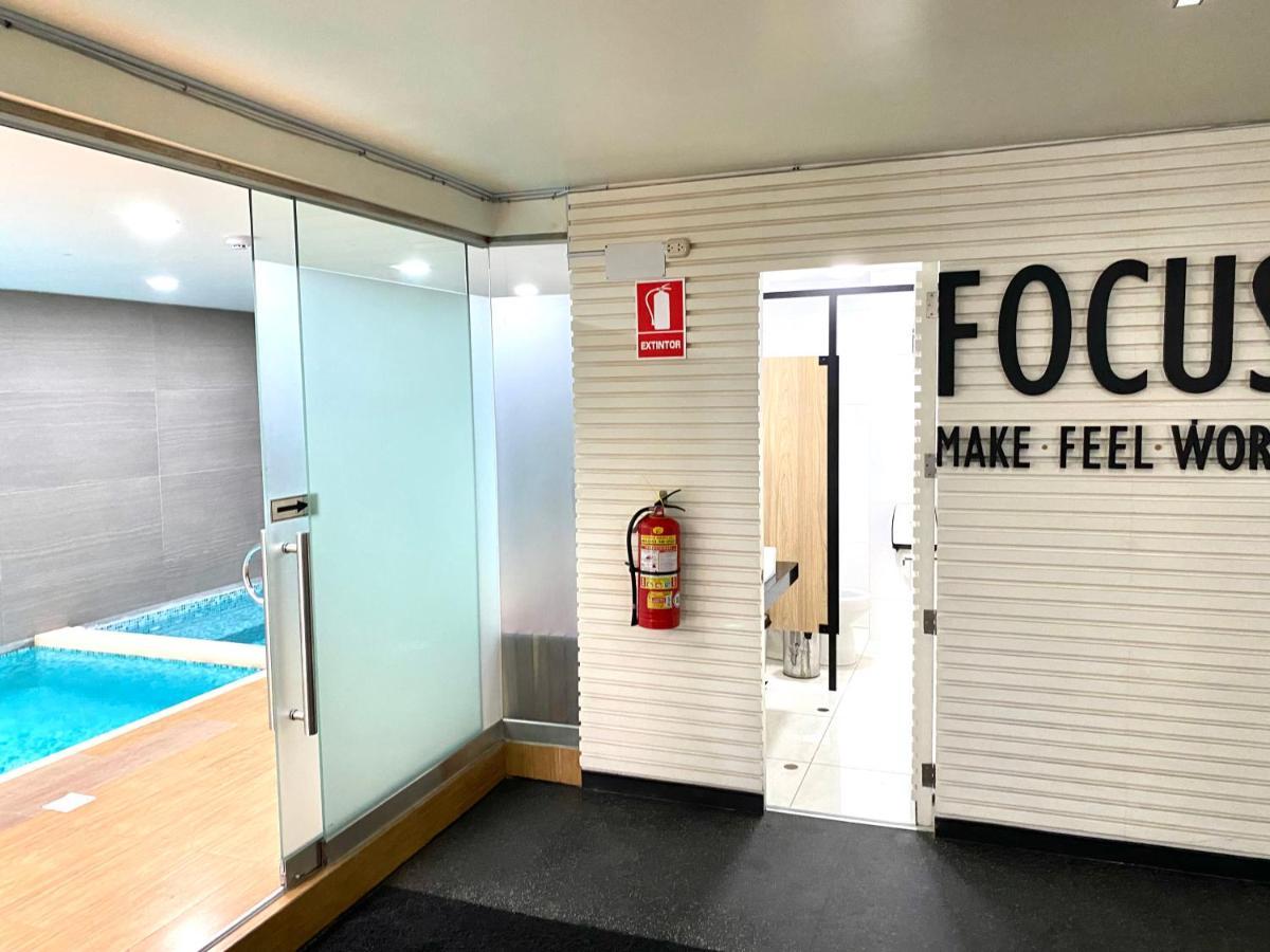 Hermoso Apartamento Con Piscina Miraflores- Canvas Lima Eksteriør bilde