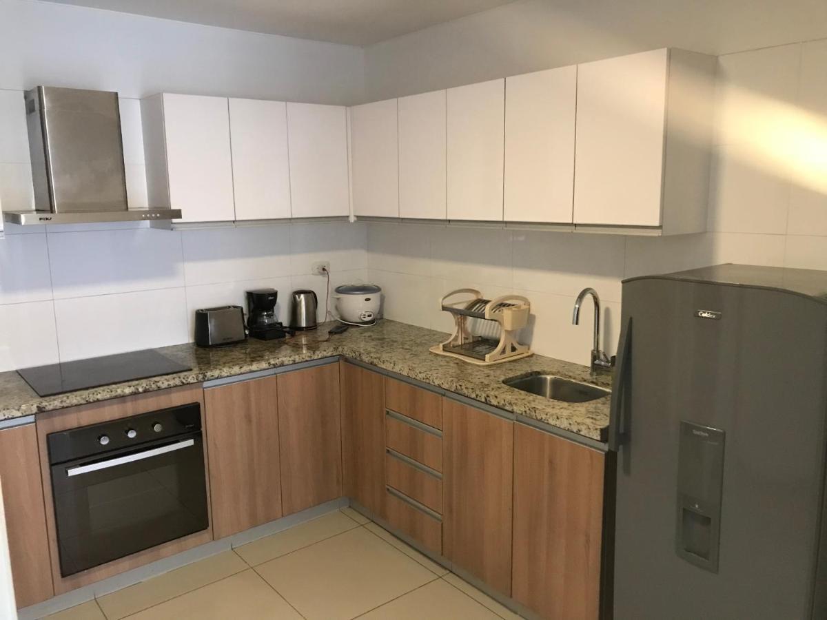 Hermoso Apartamento Con Piscina Miraflores- Canvas Lima Eksteriør bilde