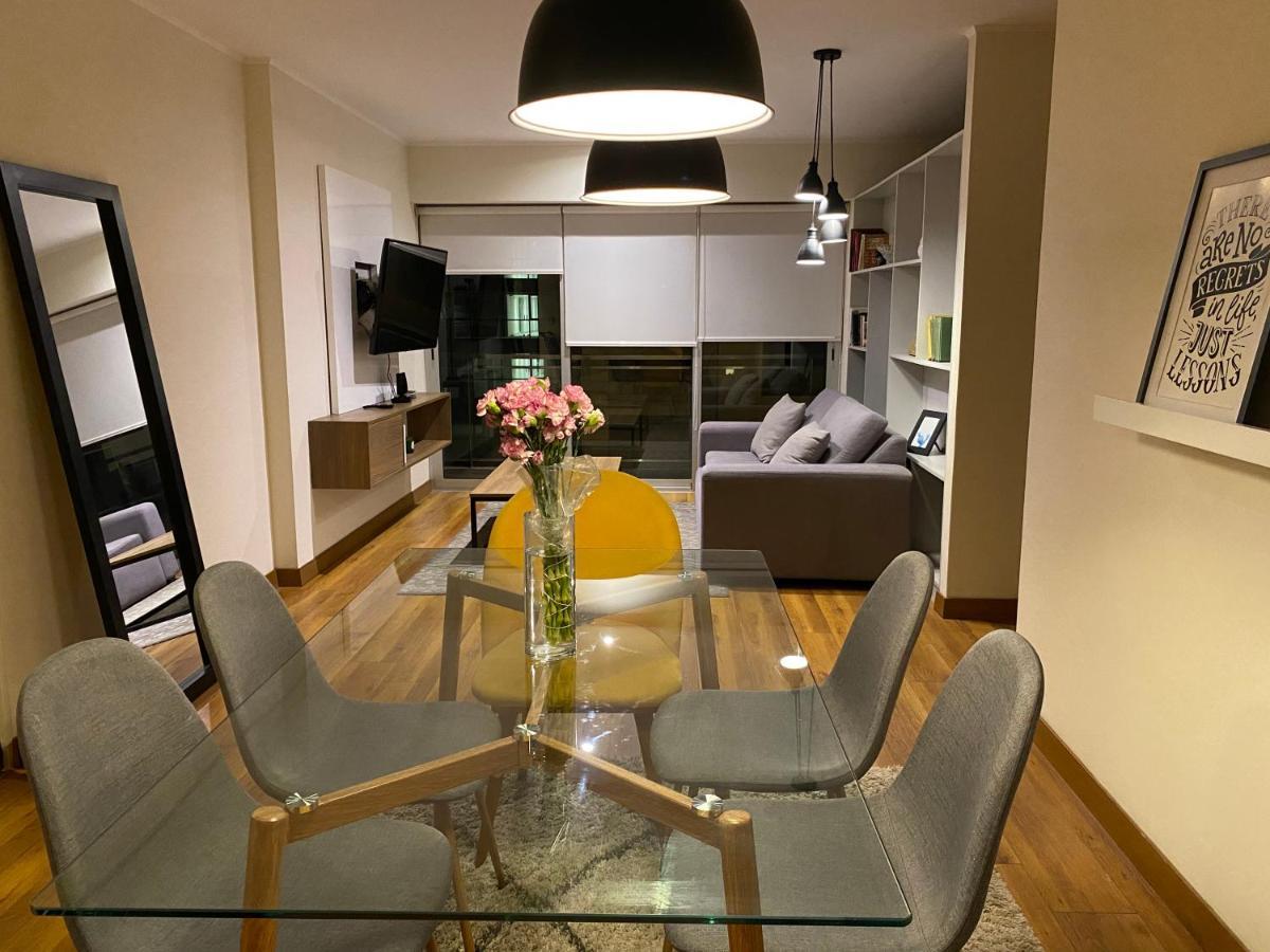 Hermoso Apartamento Con Piscina Miraflores- Canvas Lima Eksteriør bilde
